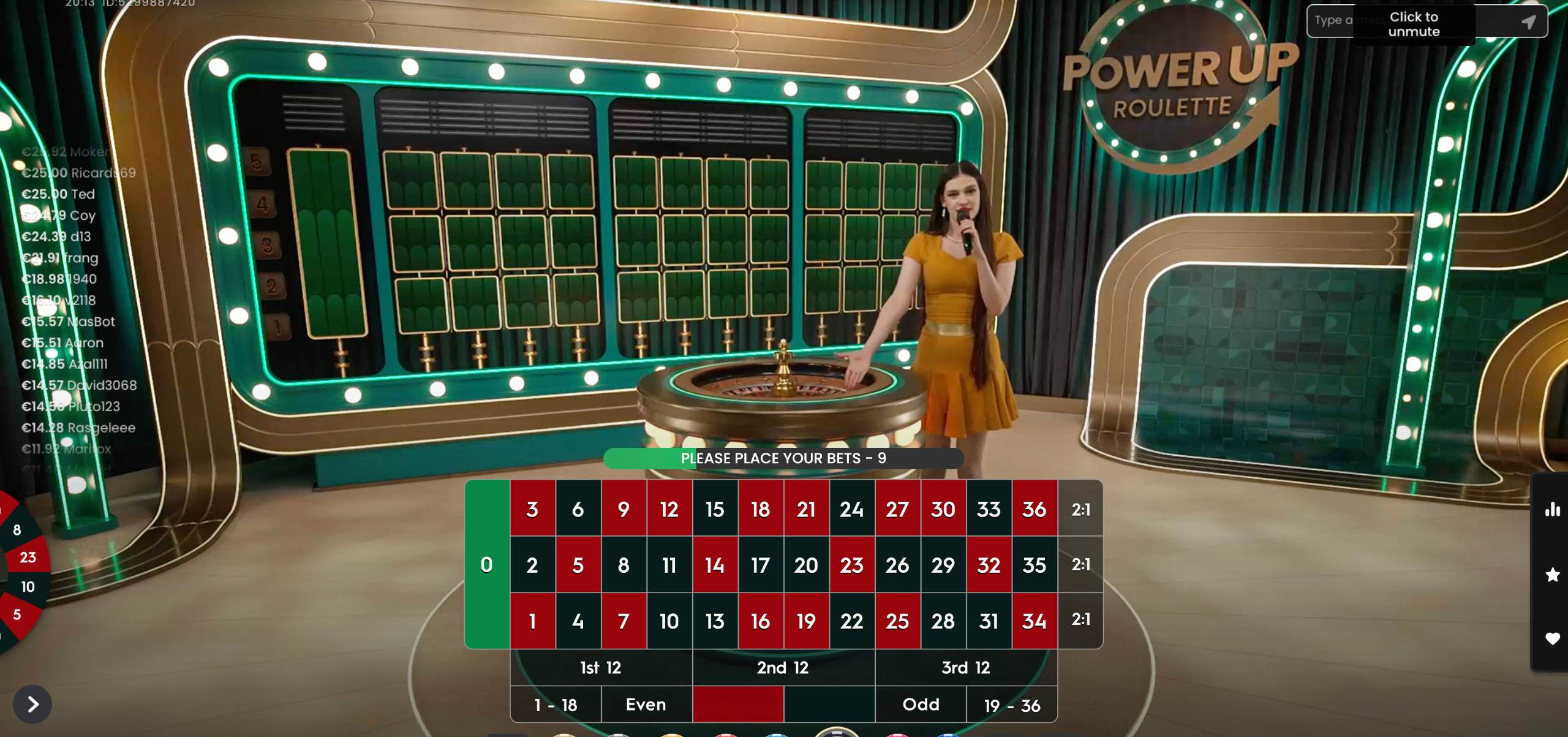 Power Up Roulette, live casino game show designed by Ozan Can Çiçek